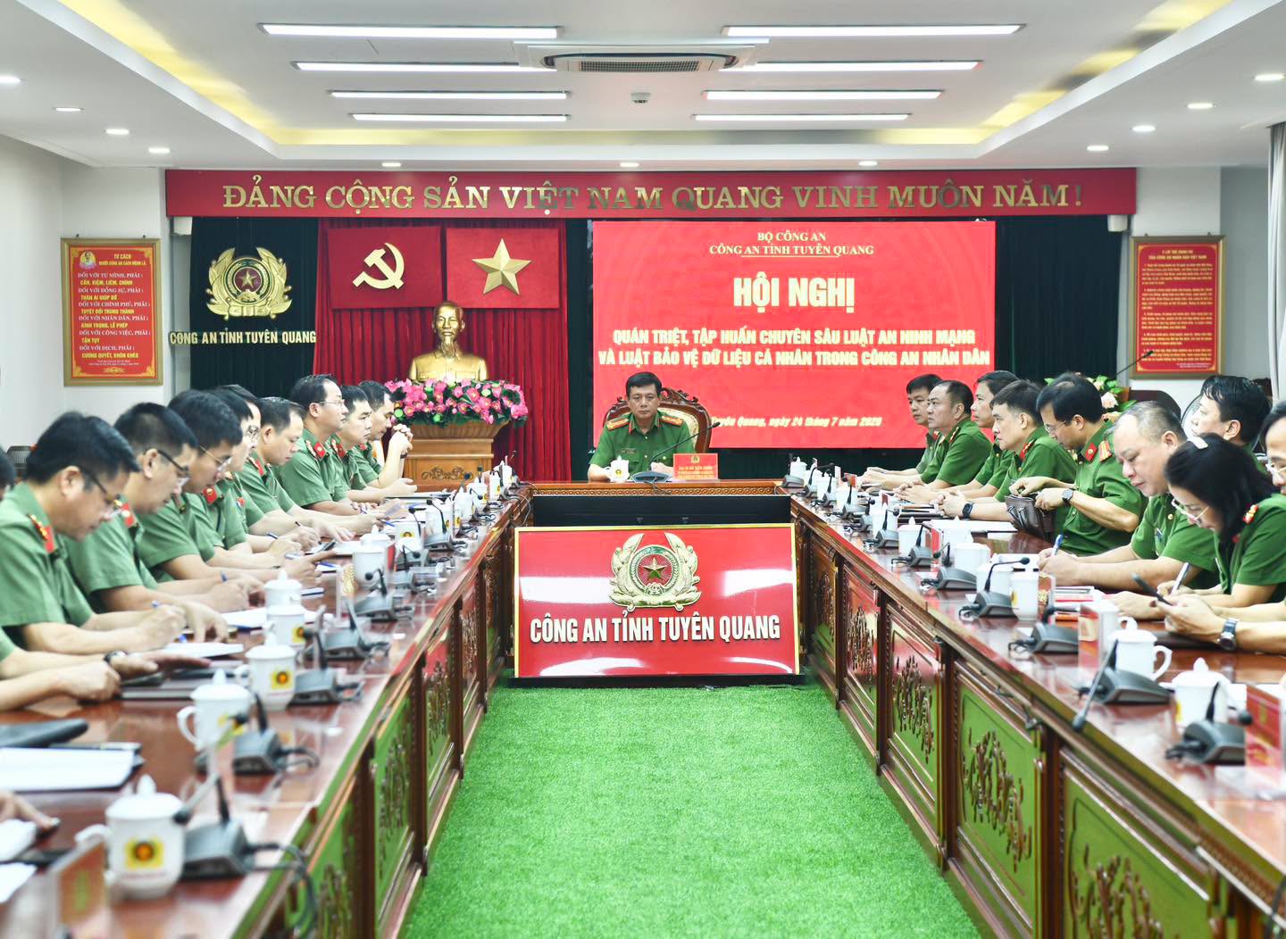 ✅✅✅CÔNG AN TỈNH TUYÊN QUANG THAM DỰ TẬP HUẤN LUẬT AN NINH MẠNG VÀ LUẬT BẢO VỆ DỮ LIỆU CÁ NHÂN